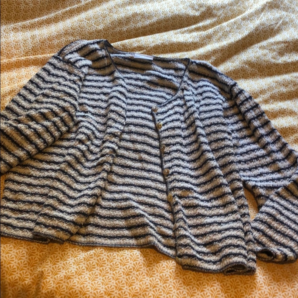 Striped cardigan